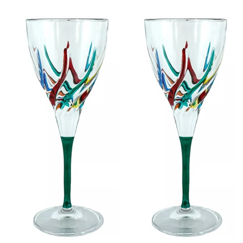 Coppia murano bicchieri - murano, da