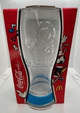 Bicchiere Coca-Cola UEFA EURO 2012 Polonia Ucraina Fascia Blu - Promozionale McDonalds