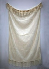 Copriletto Indiano Coperta Mano Si Profilava Scialle Etnico Cotone Khadi Divano