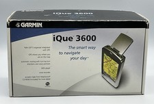 Garmin, iQue 3600, palmare, GPS, palmo, PDA, kit auto e culla, organizer,