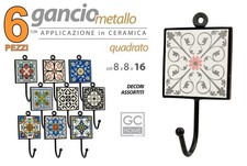 6 PEZZI GANCIO APPENDINO