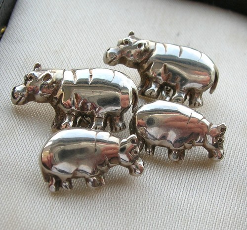 Gemelli ippopotamo vintage