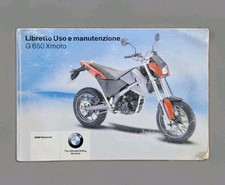 Libretto Uso E Manutenzione F Bmw G650 X MOTO 2007-2012 Ricambi Usati