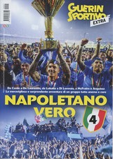 Guerin Sportivo Extra NAPOLI CAMPIONE D'ITALIA " NAPOLETANO VERO" + POSTER 