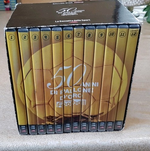 Anni pallone oro 12 - 50, d'oro