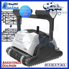 ROBOT DOLPHIN PS 50 DIGITAL PULITORE AUTOMATICO PISCINA FONDO PARETI LINEA ACQUA