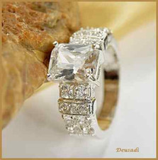 Prezioso Anello Oro Bianco