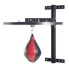 HOMCOM Piattaforma Boxe con Speedball di Φ21 cm, Punching Ball per Allenamento