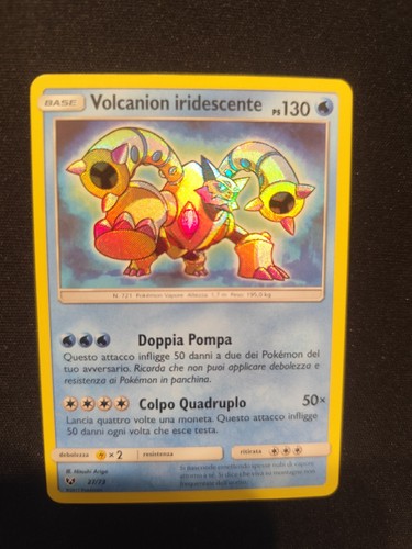 Carta pokémon psa volcanion - carta,