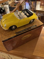 Burago BBurago Porsche 356 B cabriolet gialla yellow radica 1961 1/18 3731