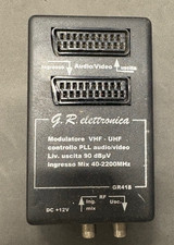 Modulatore SCART VHF UHF GR48 Audio Video SCART/UHF VHF - FUNZIONANTE TESTATO