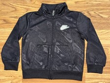 Giacca Nike full zip nera track bambino taglia 24 mesi manica lunga usata in ottime condizioni