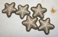 Coppia di Stellette su panno verde 5 pezzi