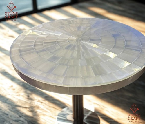 Elegante selenite table - elegante, top