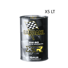 5 Litri Olio Motore Auto Bardahl XTR C60 RACING 39.67 SAE 5W50 100% Sintetico