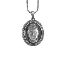 Collana Buddha in argento