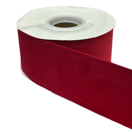 Nastro velluto rosso - rosso, mm