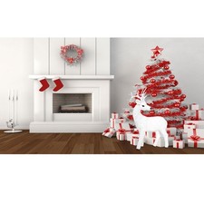 Renna bianca natale - renna,