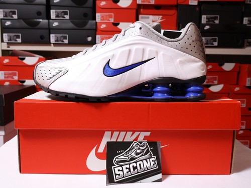 Nike shox white metallic - nike, r4