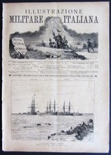 1888 ILL. MILITARE Africa GUARDIA REALE SVEZIA Thaon Di Revel Fantoni Cassone