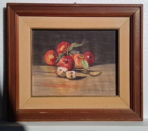 Dipinto olio tavola natura - dipinto, su