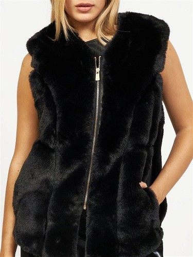 Giubbino eco pelliccia gilet - eco,