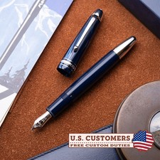 Montblanc - Meisterstück The Origin: 146 Blue - FP NUOVO CON SCATOLA M 14K - Adesivo