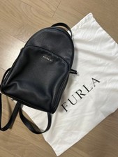Zaino FURLA in pelle nero senza danni autentico da negozio outlet