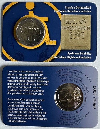 Euro coincard blister - coincard/blister, spagna