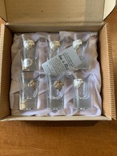 Set bicchieri argento e cristallo R.925