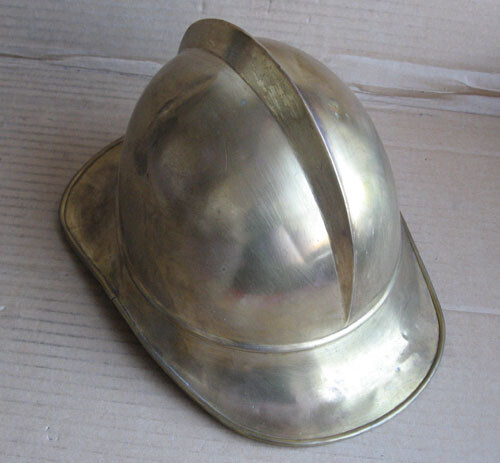 Antico elmetto pompiere - antico,