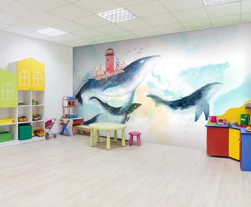 Carta parati walhaus - da, 3d