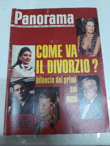 Rivista vintage panorama - panorama, n