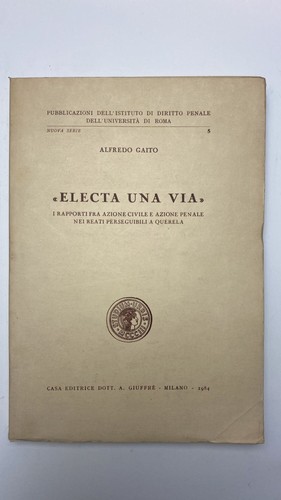 Electa una via rapporti fra - rapporti,