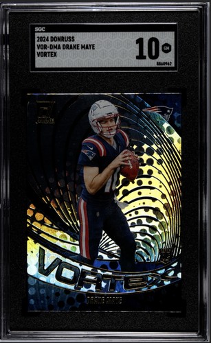 2024 donruss drake maye vortex - maye,