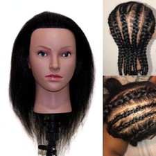 Manichino Testa Capelli Veri