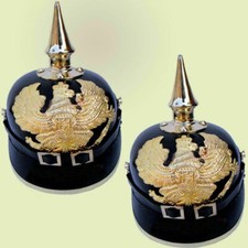 Set di 2 elmetti pickelhaube