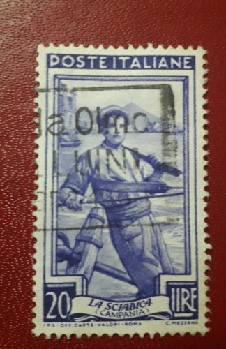 Francobollo italia lavoro - italia,