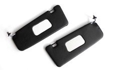 BMW E30 (serie 3) coupé e berlina 4 porte - visiere parasole, coppia - nero, ...