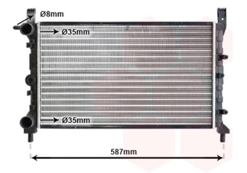 Van wezel 17002078 radiatore - wezel,