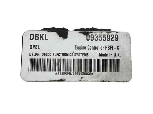 09355929 centralina motore