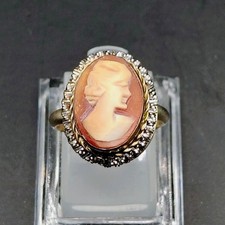 Art. 176 Anello Cameo NOS Handmade Anni 60/70 Donna