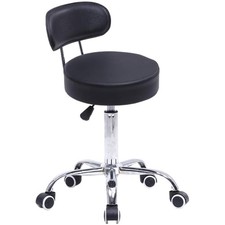 Sgabello girevole in pelle PU