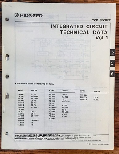 Pioneer circuito integrato
