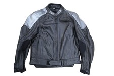 Giacca Moto Ixs Pelle Nera e