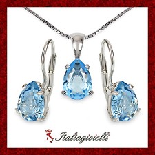 Parure Gocce Acquamarina