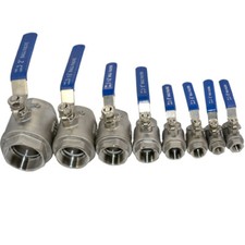 1/2"- 4" 1"  NPT Threaded Full