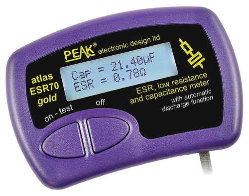 Misuratore capacità esr - capacità, e