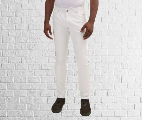 Pantalone uomo pelle di - in,