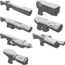 Set Armi Sci-Fi per Miniature